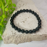 Green Goldstone Bead Bracelet