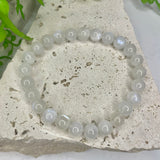 Rainbow Moonstone Bead Bracelet