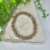 Black Moonstone Bead Bracelet