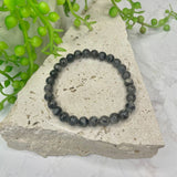 Larvikite Bead Bracelet